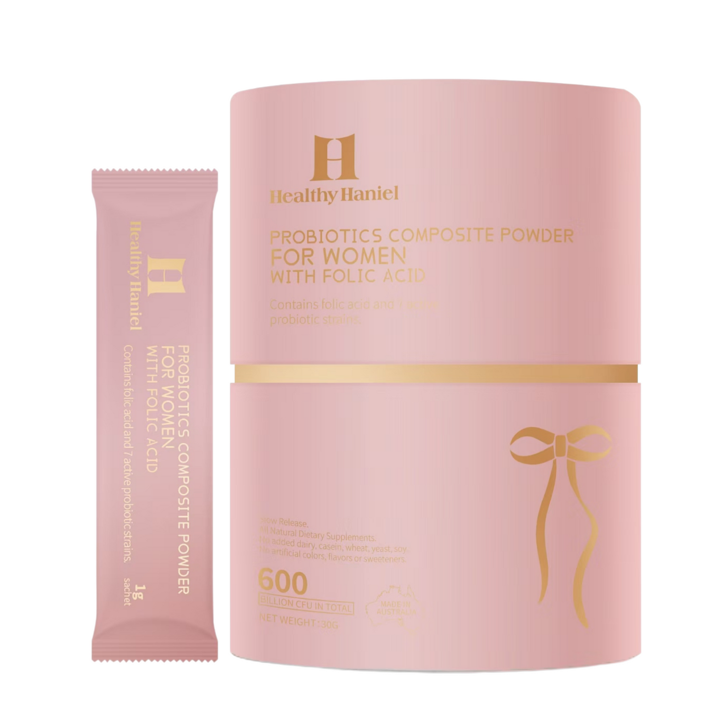 Healthy Haniel Probiotics Composite Powder for Women with Folic Acid 600 billion